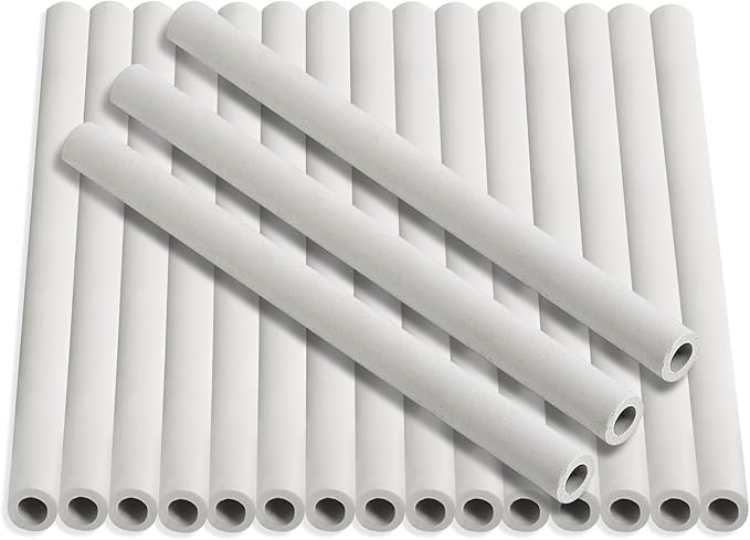 MOASKER Grill Ceramic Rods for DCSCT Gas Grill, Replacement Gas Grill Ceramic Radiants for DCS Grill 245398 27DBQR 36EBQAR 27FSBQ 36DBQ 36DBQAR 48DBQR Grill Heat Plates,9.5" Long,18pcs Ceramic Rods