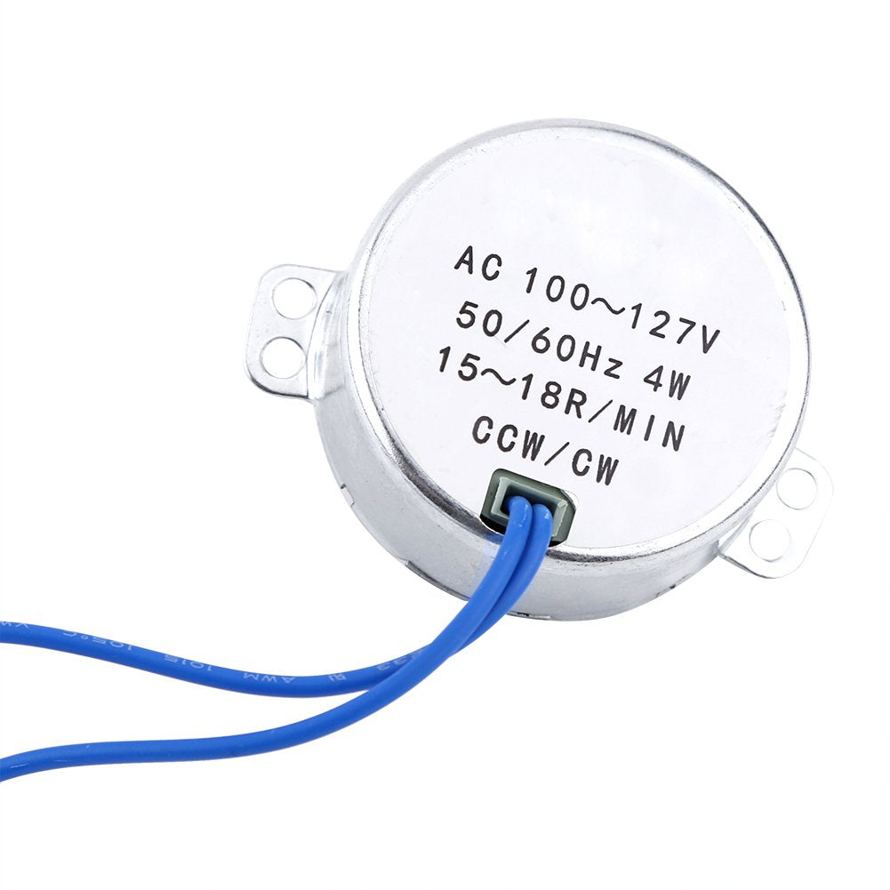Skiennix Synchronous Motor - Electric Fireplace Replacement Motor 100-127V | 50/60Hz CCW/CW