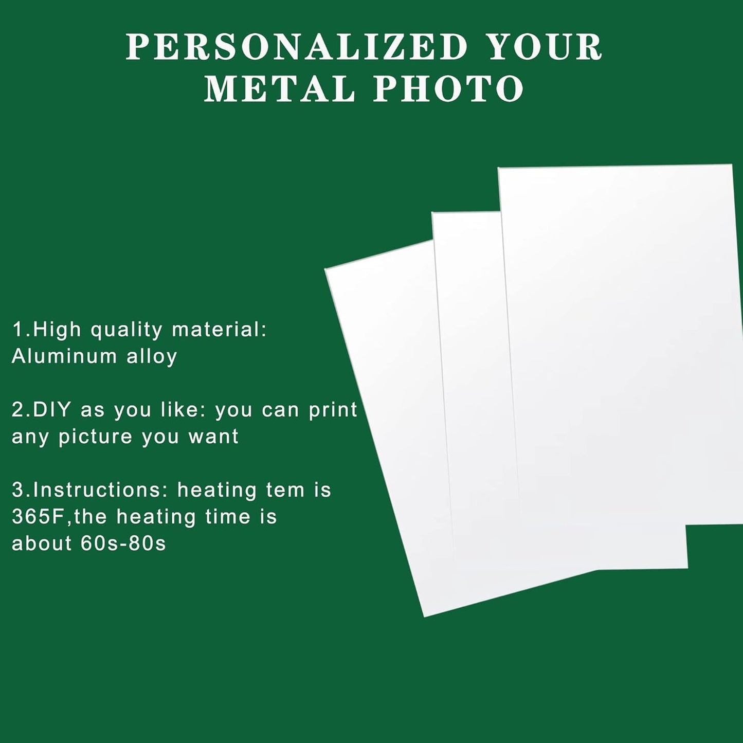 Skiennix Aluminum Sublimation Photo Blanks - 8 PCS Set, 0.4mm Thickness, 8x10 & 12x8 Inches
