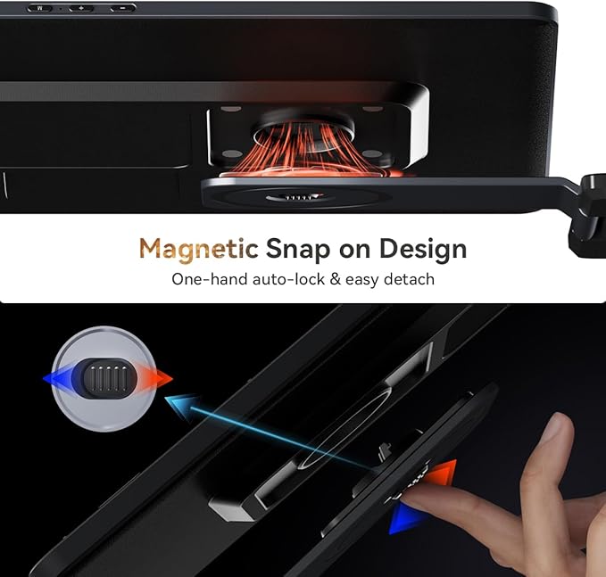 FQQ 15.6" Detachable Laptop Screen Extender, FHD 1080P IPS Dual/Triple Portable Monitor for Laptop, USB-C/HDMI Plug & Play, Multi/Extra Travel Display Computer Monitor for 12-18.5" Win/Mac/Android-S9H