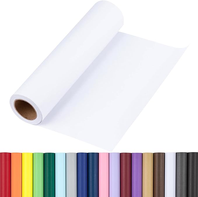 RUSPEPA White Kraft Wrapping Paper Roll, 17.5"x 393"(32.8'), Recyclable White Art Gift Wrap Paper for Gift Wrapping, Table Covering, Kids Craft Supplies, Bouquet Flower, Poster Bulletin Board, 80GSM