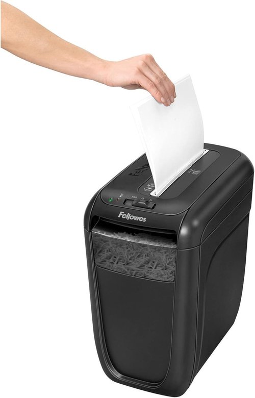 Fellowes 4606001 10-Sheet Credit Card Shredder - Enhanced Safety Features for Secure Shredding