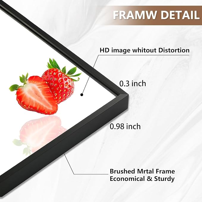 Black Bathroom Mirror, 30"x36" Rectangle Mirror, Matte Black Mirror, Metal Frame Square Corner Vanity Mirror, Wall Mounted Mirror for Modern, Living Room, Bedroom, Horizontal Or Vertical