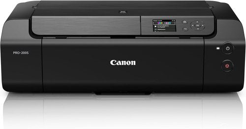 Canon PIXMA PRO-200S Wireless Inkjet Photo Printer - 13" Display, 8-Color Ink, Sleek Black Finish