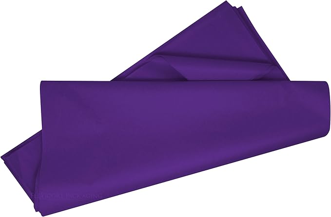 Flexicore Packaging® | Gift Wrap Tissue Paper | Size: 15"x20" | 100 Sheet | Acid Free Bulk Tissue Paper | (Purple)