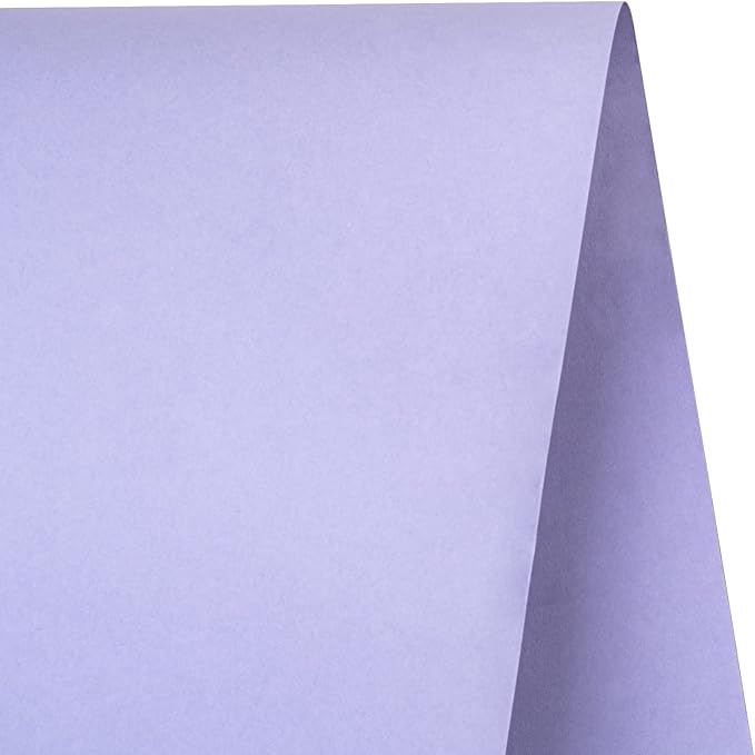RUSPEPA Kraft Paper Roll - 30 inches x 32.8 feet - Recyclable Paper Perfect for Wrapping, Craft, Packing, Floor Covering, Dunnage, Parcel, Table Runner, Light Purple