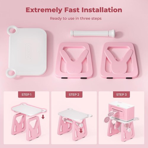 MUNBYN Thermal Label Holder - Versatile Accessory for Rolls & Fanfold Labels | Ideal for Home & Office