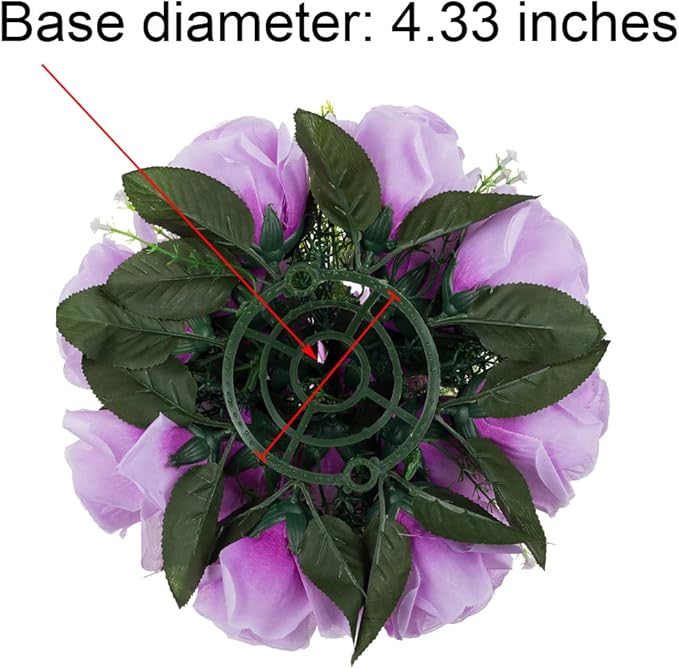 Flower Centerpieces for Wedding Tables: Wedding Table Decorations Lilac Flower Balls Centerpieces for Engagement Cerebration Party Center Pieces 10 Packs
