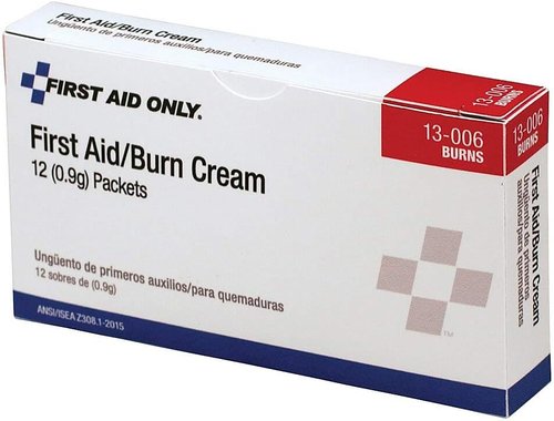 PhysiciansCare First Aid Kit Refill - Burn Cream Packets, 0.1g, 12 Pack for Quick Relief
