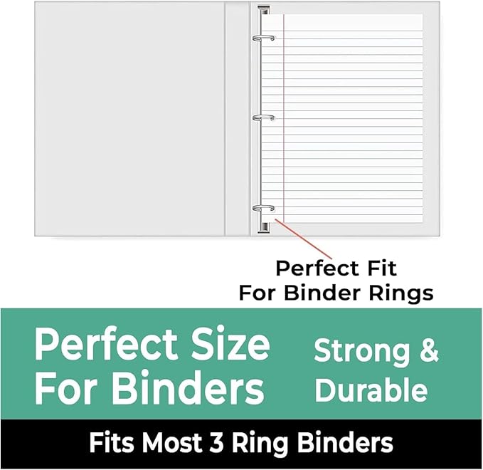 Rosmonde 1152 Pack (Pallet) Loose Leaf Paper Bulk, 172800 Sheets,College Ruled, Pallet of Filler Paper, 150 Sheets/Pack, 8 x 10.5",3 Hole Punched, 56 Gsm Thick Sheet, School & Office, 4-7 Days Transit