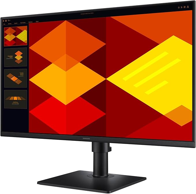 Samsung 27” (S40GD) Borderless Business Monitor with IPS Panel, 100Hz Refresh Rate, Eye Saver Mode, Ergonomic Design, Game Picture Mode, LS27D402GANXGO, 3 Yr Warranty