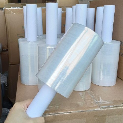 Clear Stretch Wrap - 6" x 1000' Heavy-Duty Plastic Wrap Roll for Moving & Shipping