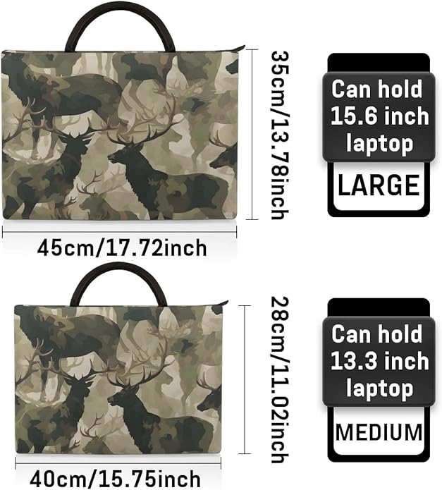 Hsnar 15.6 Laptop Case Briefcase Handbag with Accessory Pocket Slim Laptop Bag Laptop Sleeve