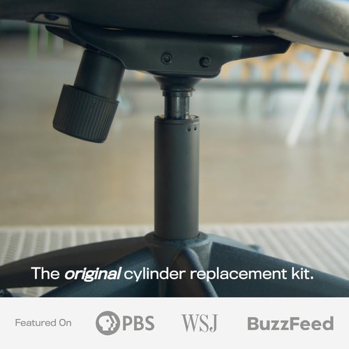 Office Chair Cylinder Replacement - Heavy Duty Pneumatic Gas Lift Piston for Desk & Gaming Chairs