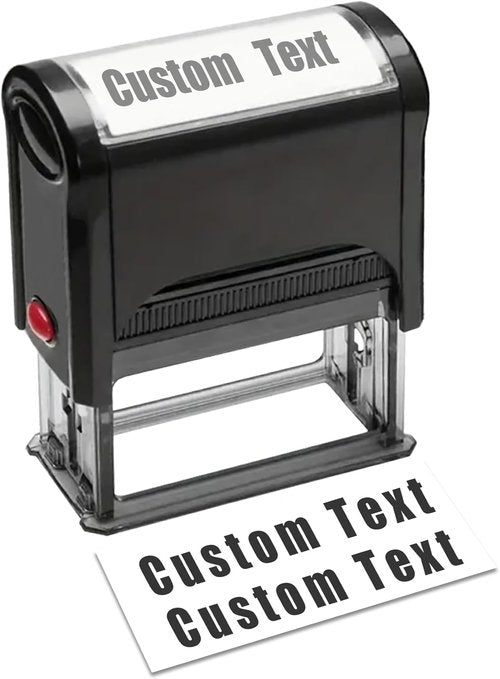 Self-Inking Signature Stamps by Custom Stamps | Personalized Rubber Stamps for Business - 9 Colors, 5 Sizes