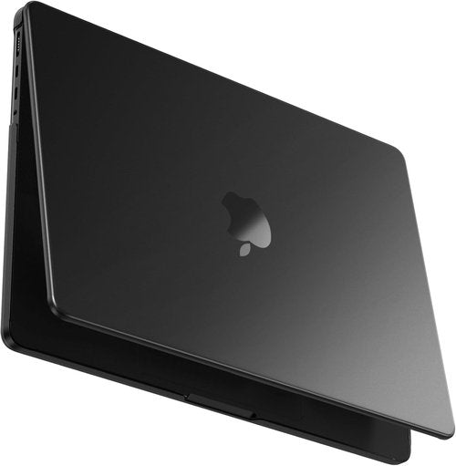BlueSwan Matte Case for MacBook Pro 14" | Hard Shell Protective Cover in Space Black Clear (2021-2026)
