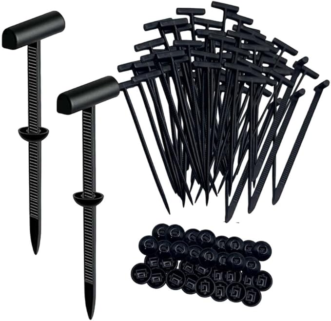 Nylon Universal Cable Tie Buckle, Upgrade Cable Tie Buckle Zip Tie, Zip Tie Style Clip, Multifunctional Nylon Cable Ties for Cars Daily Repair Bumper Clips (Black 100pcs)