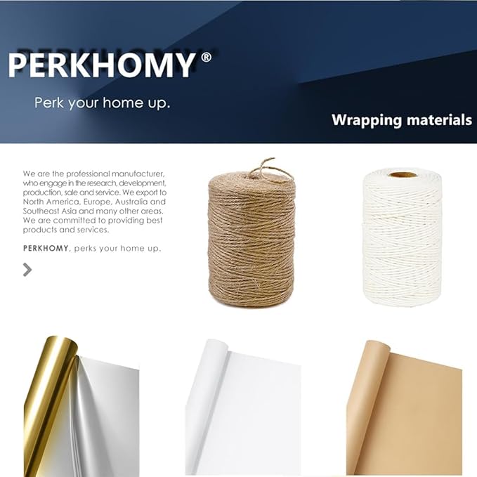 PerkHomy Colored Cellophane Wrap Roll 16" x 100' 3 Mil Thick Cellophane For Gift Basket Treats Goodie Wrapping Craft Flower Bouquet Plastic (Reflective, 100ft (16in Width))