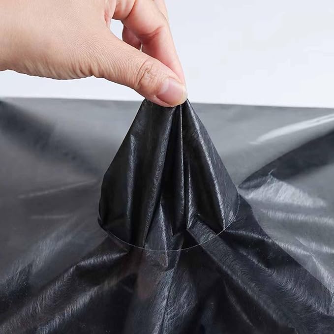 FAYADA Flower Wrapping Paper Bouquet, Korean Cotton Wrapping Floral Paper,Withdrawable Lining,40 Small sheets Non-Woven Waterproof for Fresh Flowers (Black)