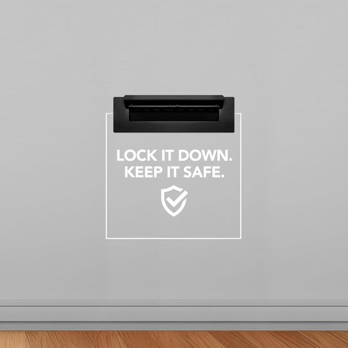 Durabox Drop Box Safe - Heavy Duty Steel Mailbox with Lock for Secure Mail & Cash | 17 x 13 x 7 (Black)