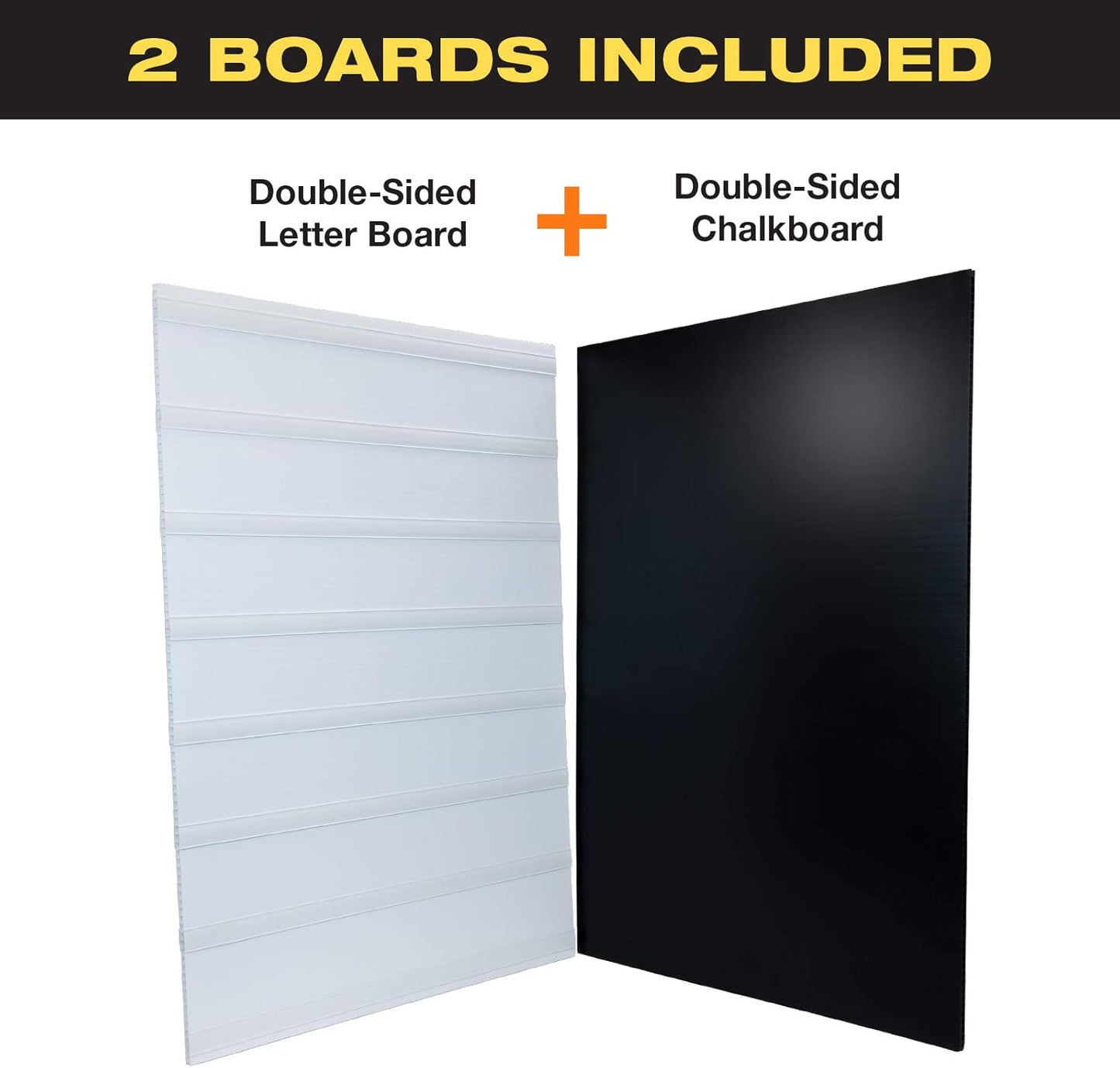Swinging Sidewalk Sign by [Brand Name] - 24" x 36" Changeable Message Board with 792 Pre-Cut Letters & Storage Box