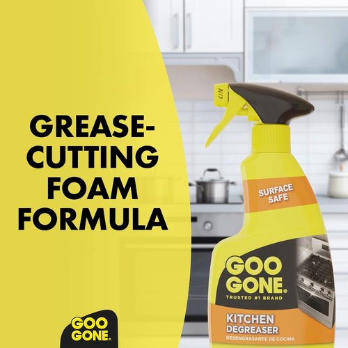 Goo Gone Foaming Kitchen Degreaser - Effortlessly Removes Baked-On Food and Grease | 28 oz, 2-Pack