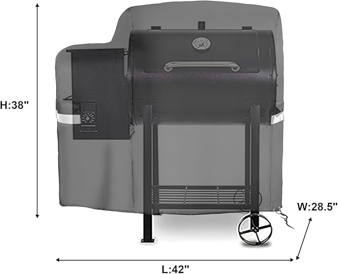73700 Grill Cover for Pit Boss 700FB, Classic 700,Lexington 540,Lexington 500 Series Wood Pellet Grills, 42 Inch Waterproof BBQ Cover for Pitboss 400FB 700FB Pro 600 and Z Grill 550B