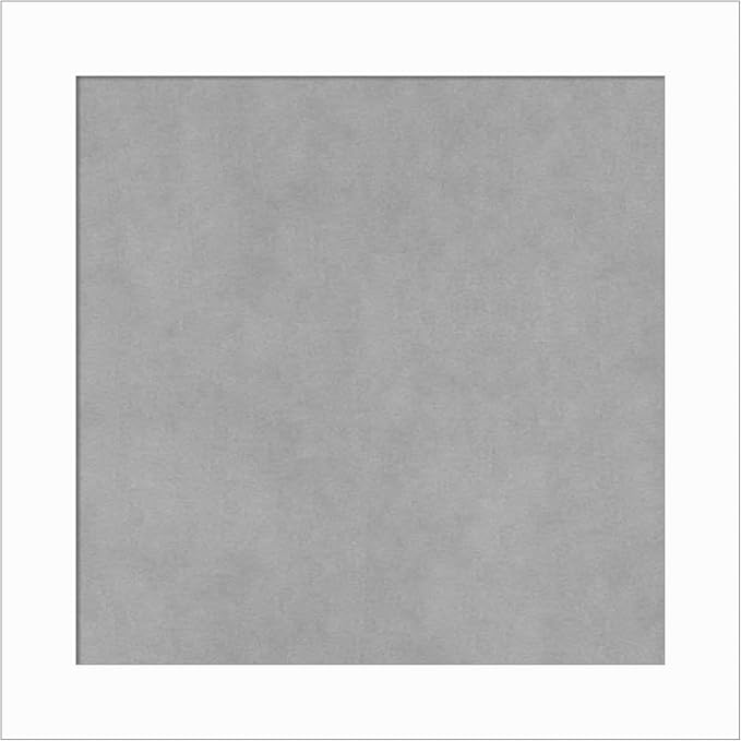 Amanti Art White Framed Magnetic Board 19x19 Small Vision Board for use with Magnets, 100% Metal Sheet to Display Items as Office Decor or for Home Organization in mudroom, Kitchen or Kids Room