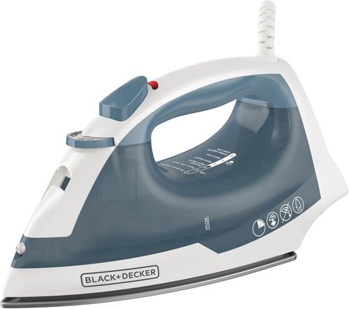 BLACK+DECKER Easy Steam Compact Iron - Lightweight Design, Nonstick Plate, 1200 Watts, Automatic Shutoff