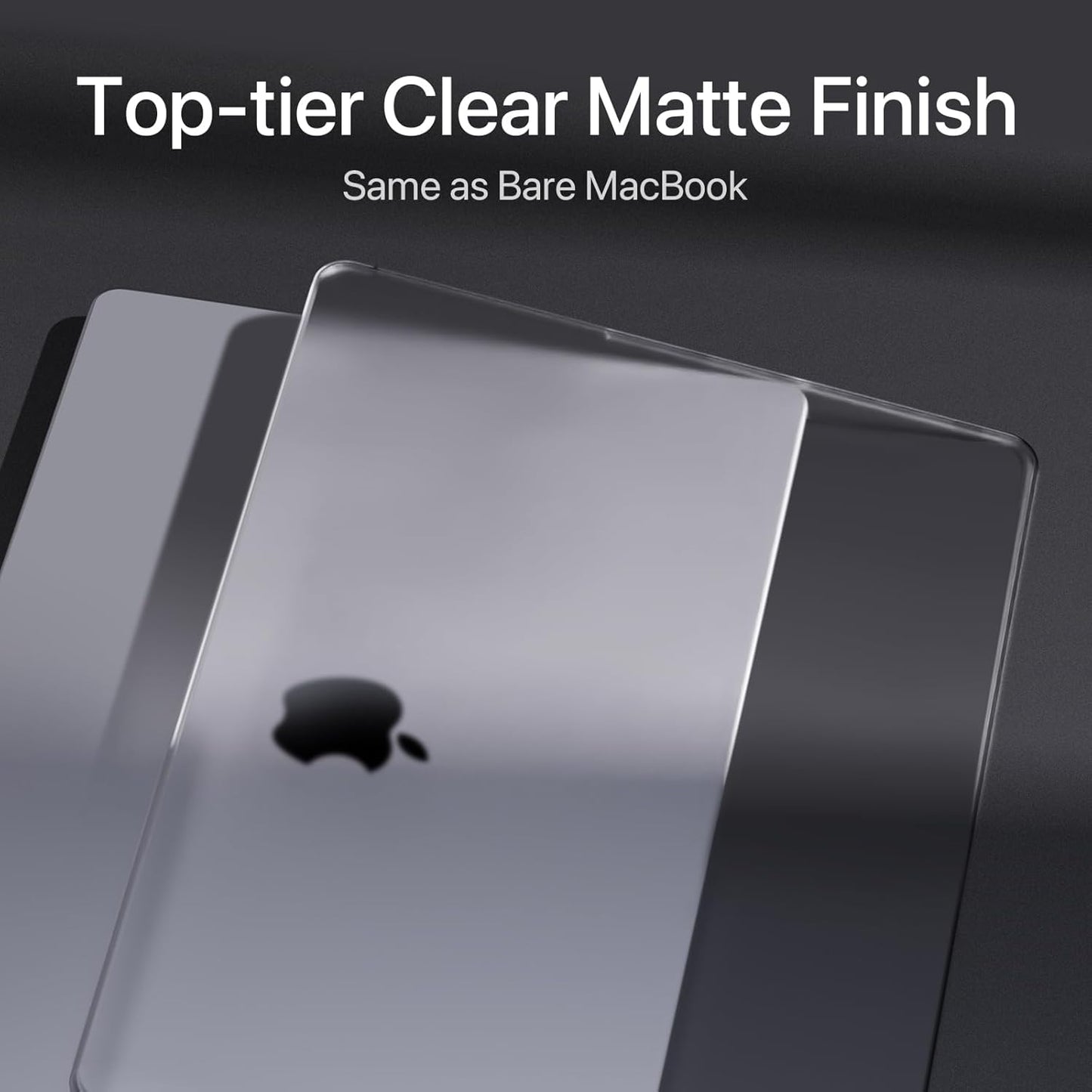 Soonjet MacBook Pro 16-Inch Case - Hard Shell with Keyboard Cover | Matte Clear for M5 M4 M3 M2 M1 Pro/Max (2021-2026)