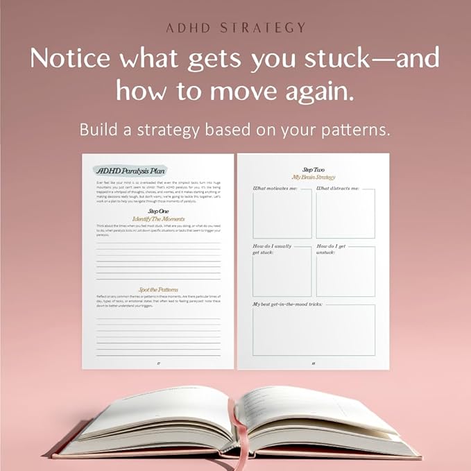 The ADHD Planner for Adults - Undated Daily & Weekly ADHD Journal for Disorganized People, 90 Days - Habit Tracker, Record Emotions & Mood - Academic Goals - Structure & Focus for Adults Brains