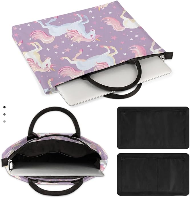Hsnar 15.6 Laptop Case Briefcase Handbag with Accessory Pocket Slim Laptop Bag Laptop Sleeve