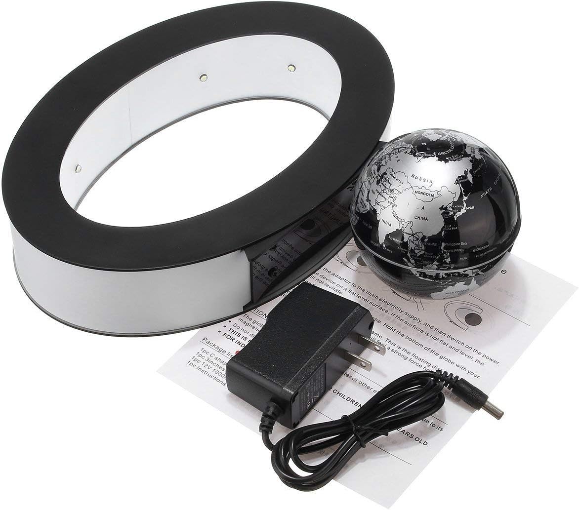 Skiennix LED Night Light - Decorative Floating Sphere Lamp for Home Office & Desk Decor
