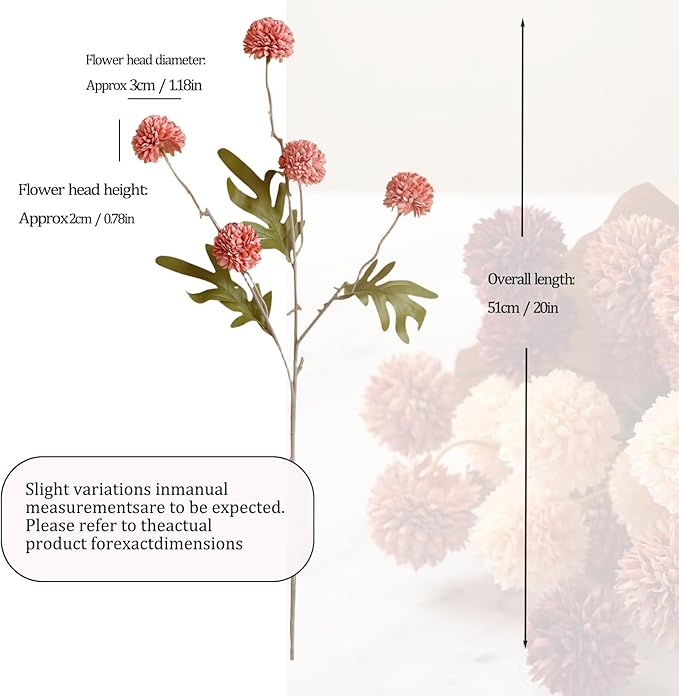 Artificial Hydrangea Flowers Fake Hydrangeas Faux Flowers Bouquet Artificial Plants for Wedding Home Office Decor Excluding vases-（Bright Red 10 PCS）