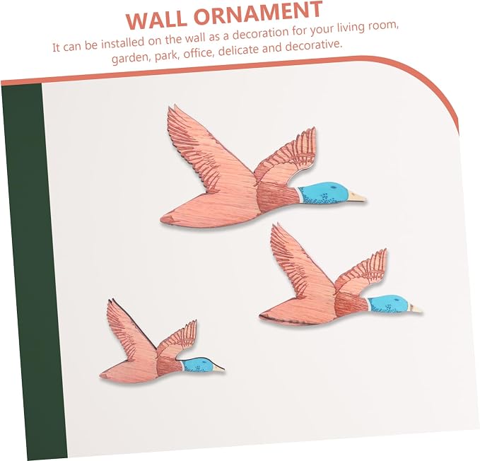 Alipis 3pcs Vintage Wood Wall Decor Rustic Wooden Wall Art for Living Room and Bedroom and Easy to Install Versatile Home Decoration Unique Bird Branch Design