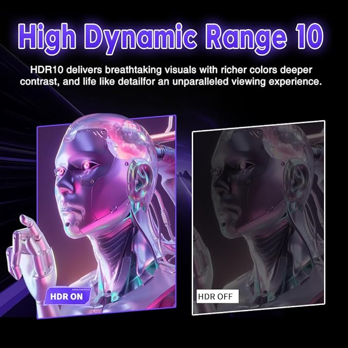 Viewedge 24 Inch Gaming Monitor 1080p 144hz, VA 1ms FHD Computer Monitor with 100% sRGB, Bluelight Filter, HDMI & VGA Port, Support Wall Mount