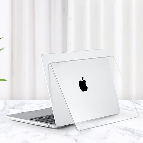 EooCoo MacBook Air 13-Inch Case | Ultra-Crystal Clear Protective Hard Shell Cover - 2024-2022 Models