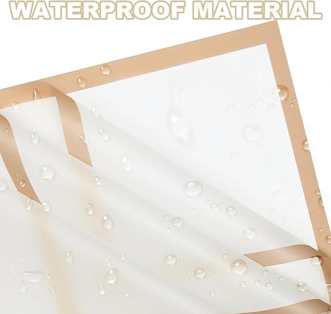 DEWJDFSC 20 Sheets Flower Wrapping Paper,Waterproof Floral Korean Bouquet Wrapping Paper, Florist Supplies, Suitable for Flowers Gift Packaging（White-4）