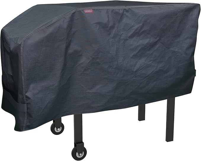 acoveritt RPET Fabric Cover for Blackstone 22" and 28" Single Shelf Griddle Cover, Black；