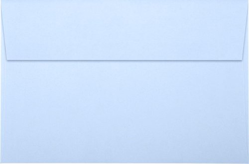 LUXPaper A9 Invitation Envelopes - Peel & Press | Baby Blue | 5 3/4" x 8 3/4" | 80lb Text | 50 Pack