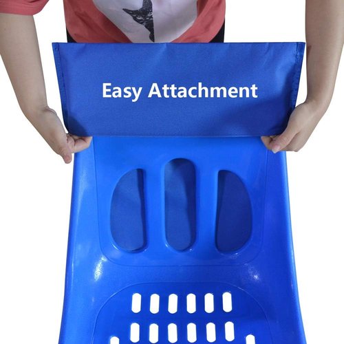 Eamay Chairback Buddy Pockets Chart - Kids Seat Storage Organizer for Classroom Chairs | Blue & Red