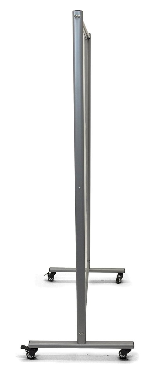 Luxor Mobile Magnetic Whiteboard - Versatile Room Divider | 72" x 48" | Ideal for Offices and Classrooms