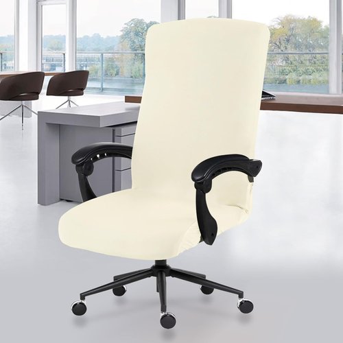 Elastic Chair Cover by [Brand Name] - Durable, Washable Protector for Office Desk Chairs | Soft, Stretchy Anti-Dust Design