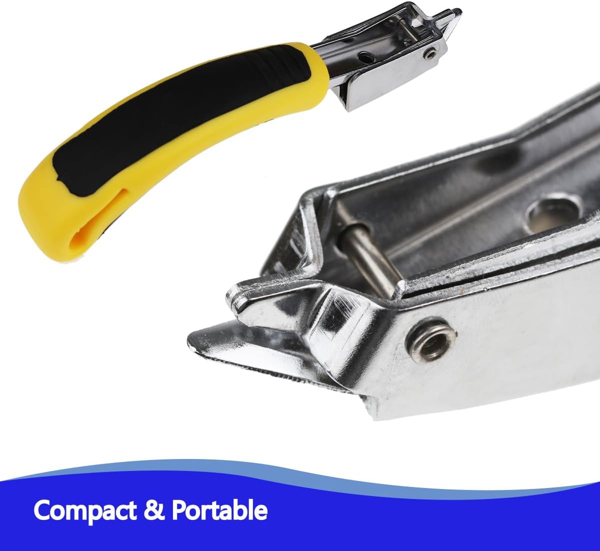 Upholstery Staple Remover - Heavy Duty Staple Puller with Non-Slip Handle for Furniture & Carpet
