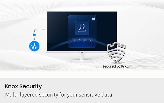 Samsung 32” Smart Monitor M7 (M70F) 4K UHD Display, Samsung Vision AI, Smart TV Apps, Gaming Hub, USB-C, HDMI and USB-A, White, LS32FM703UNXZA, 2025