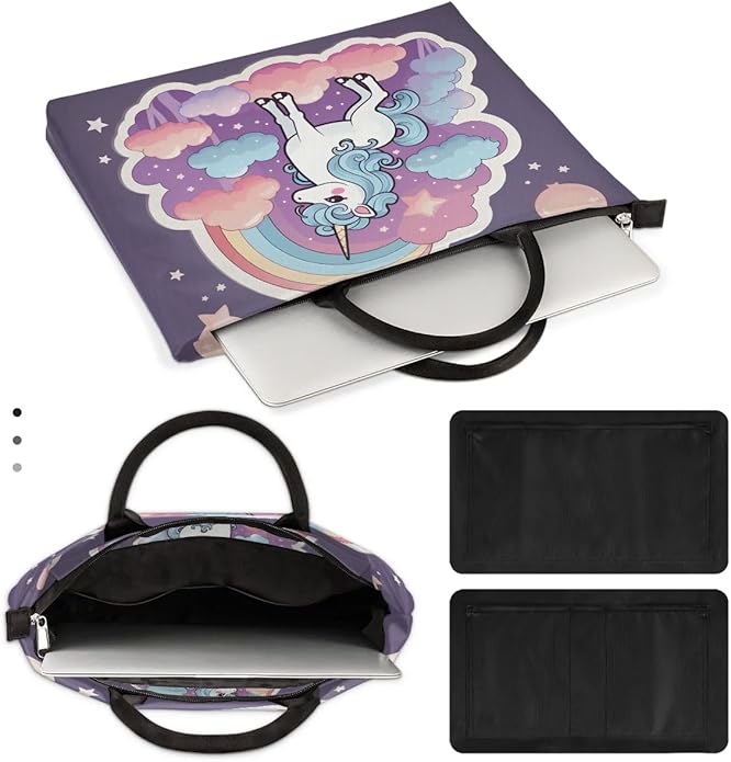 Hsnar 15.6 Laptop Case Briefcase Handbag with Accessory Pocket Slim Laptop Bag Laptop Sleeve