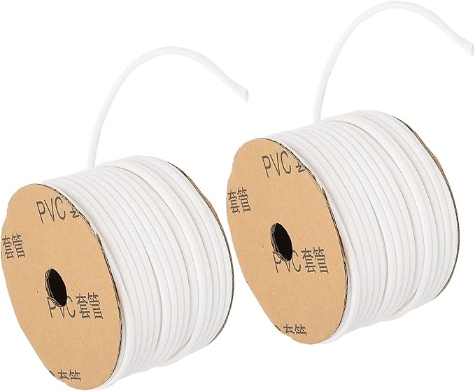 PVC Casing Wire Core Marking Protection Sheath Tube Durable Flexible Wear for Supvan Tube Printers 2Pcs (ZMY-1.0)