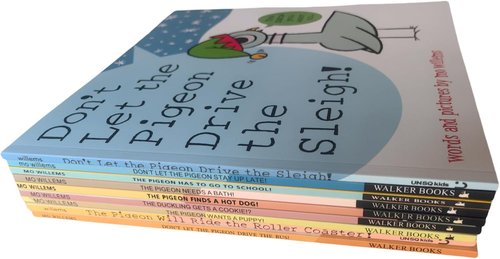 Pigeon | 9-Book Set - Don't Let The Pigeon Series Collection for Kindergarten Kids - Paperback