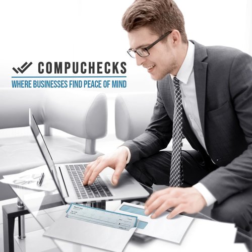 Compuchecks Double Window Envelopes #8 - Peel and Seal Security Business Mailing Envelopes | 500 Count