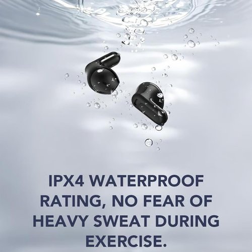NE20 Translation Earbuds - 2026 Pro Model with LCD Touch Screen & 48DB Noise Reduction | IPX6 Water-Resistant (Black)